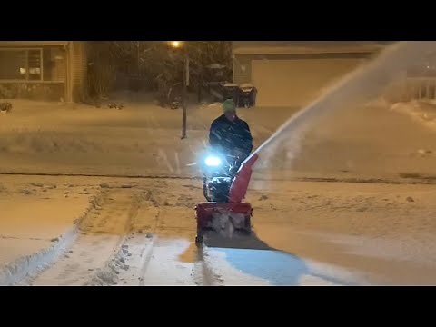 New LED Ariens light provides better operator visibility while SHO quickly handles snowfall