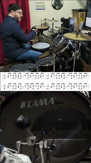 Green Day - Basket Case (DRUMS ONLY WITH SHEET MUSIC) PT2 #drumsheet #drumtutorial #drumcover