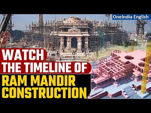 Ram Mandir: L&T Shares Timeline Video of Temple Construction in Ayodhya | Oneindia News