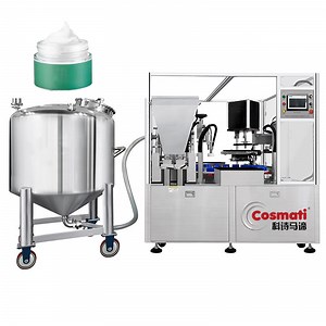 [Hot Item] Face Cream Body Lotion Jar Bottling Machine Filling and Capping Machine