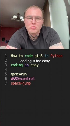How to code gta6 in Python