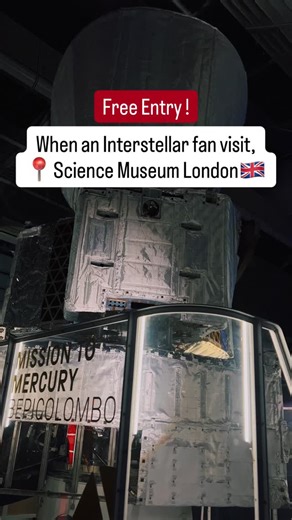Freebies • Travel Tips • Hidden Gems • Honest Reviews on Instagram: "📍Science Museum London Looking for the best free things to do in London? 🇬🇧 • 🎟 Cost: FREE (Book online) • 📍 Postcode: SW7 2DD • 🚇 Tube: South Kensington (Circle, District & Piccadilly) • 🚶 Access: Use the subway tunnel from the station • 🔭 Nearby: Natural History Museum & V&A The Science Museum London is officially the coolest spot for space lovers and cinema fans alike. If you love movies like Interstellar, you need t