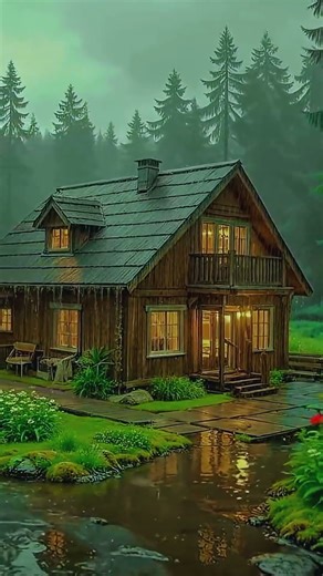 Beautiful Zen Garden Rain #Shorts