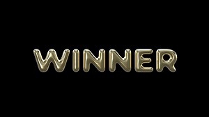 Download Winner Text animation for free