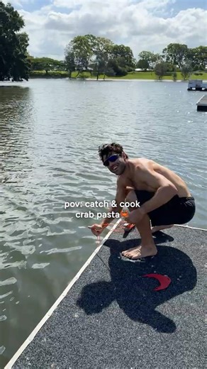 Catch & Cook - crab, garlic & chilli pasta