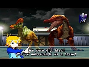 Dinosaur King Arcade Game 古代王者恐竜キング Corythosaurus and Baryonyx VS Alpha Fortress Full Story Hard