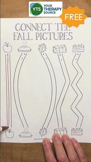 Fall Prewriting Preschool Free