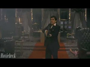 Scarface Final Scene – Tony Montana Says “Say Hello to My Little Friend” Before Death