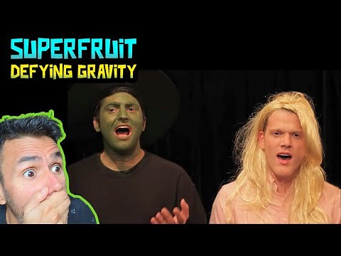 SUPERFRUIT - DEFYING GRAVITY (REACTION) INCREDIBLE!!!