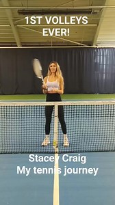 Volleys at the net can be scary for new players. They can feel they're going to be hit by the ball. Build confidence slowly by using accurate, slow feeds. Make them feel it's easy to get the ball over the net. #tennisbeginner #tennisvolley #tennisjourney #newskills #tennislife #sportforall #onemoreball #tenisfeminino #womenstennis #girlstennis | Tennis