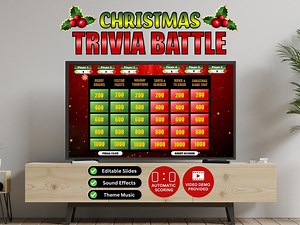 Christmas Jeopardy Game Virtual Friendsmas Games Christmas Games for Groups Christmas Office Game Downloadable Christmas Game - Etsy