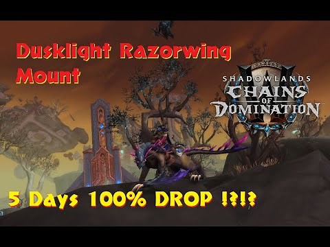 Dusklight Razorwing Lost Razorwing Egg Mount Korthia World Of Warcraft 9.1