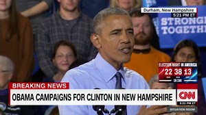 Obama tells story of famed chant: Fired up, ready to go