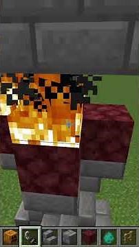 How to build a snowman defense tower in Minecraft #shorts #gaming