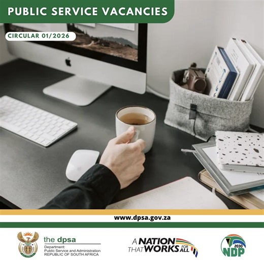 [DOWNLOAD] PUBLIC SERVICE VACANCY CIRCULAR 01/2026 dpsa.gov.za/dpsa2g/documen… Opportunities With Thabang WhatsApp Channel: https://whatsapp.com/channel/0029Vadi8px42DcfdTWUPa30 Good Luck! #OpportunitiesWithThabang | Mabulana-Maseko Foundation