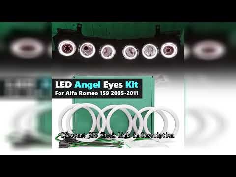 DRL Super Bright 6pcs Dual Color Car Styling for Alfa Romeo Brera Spider 159 2005-2011 Cotton LED An