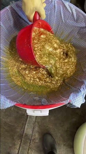 Large scale e waste gold extraction process. #refininggold #foryou #ewaste