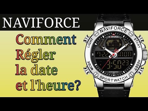 Montre Naviforce | Comment régler l'heure et la date? (Français)
