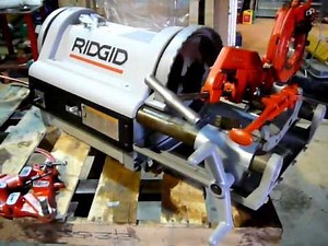 Ridgid 1224 power pipe threader 1/4" to 4" pipe threading