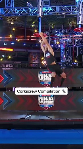 These ninjas survived the Corskcrew Course! 👍 #americanninjawarrior #ANW #ninjawarrior #ninja #compilation #skill #FYP #corkscrew #spin