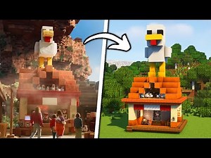 Minecraft: Steve's Lava Chicken Tutorial (Automatic Chicken Farm)