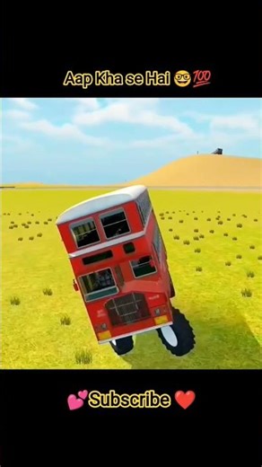 Red Bus reaching 😎 Bus game drawing 😎 mja aa gaya Mr sahoo ff 😎❤️💖💕