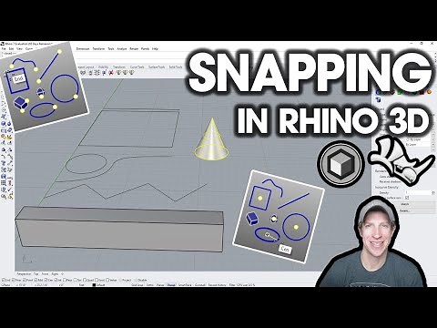 The ULTIMATE GUIDE to Snapping in Rhino!