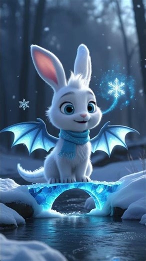 Bunny and the Snowflake Dragonling ❄️🐉 | Magical Winter Adventure Story for Kids