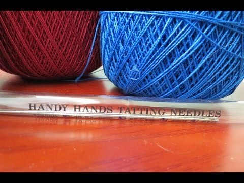 Needle tatting needles and thread info for beginners