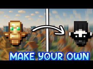 How to Make Custom Totem of skin in Minecraft||DYNIX PLAYS||