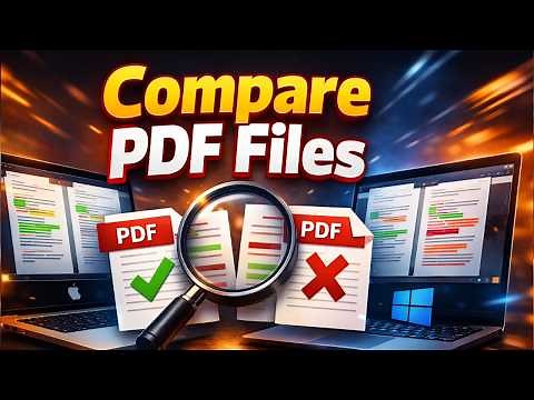 How to Compare PDF Files on Mac & Windows | Wondershare PDFelement Tutorial