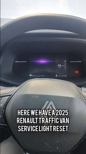 NEW Renault Traffic 2025 🚨 How to reset the service light? #maintenance #service #fyp