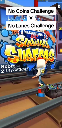 Subway Surfers No Coins and No Lanes Challenge Tutorial