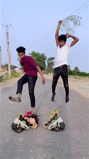 Unique Skating Skills and Techniques You 😇😲 #tiktok #ytshorts #rollerskating #inlineskatingwheels