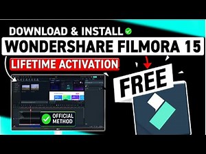 How to Download and Install Wondershare Filmora 15 (FREE & EASY)
