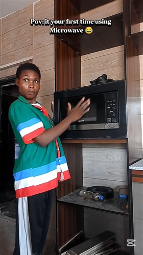 Pov: My first time using Microwave 😂#shorts