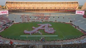 You’ve seen the famous “Script A” class photos for years now - ever wonder how it’s done? 🤔 Lucky for you, we captured a timelapse of the process! Impressive, right?! #RollTide | The University of Alabama