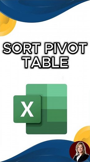 🔄 How to Sort a Pivot Table in Excel! #ExcelTips