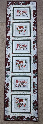 Singing Gnome Christmas Table Runner - Etsy