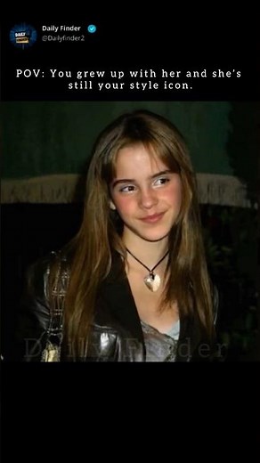 Throwback: Emma Watson’s Childhood Memories 💖