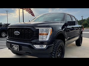 2021 Ford F150 STX 4x4 Black Covert Edition Leveled on 34s Truck Review