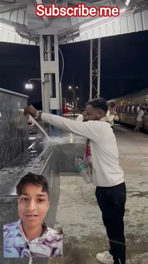 #funny #comedy #train #railway #prank #trend #new