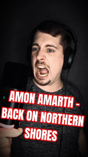 BACK ON NORTHERN SHORES (vocalcover) #amonamarth #vocalcover #deathmetal #metal #viral #fyp #live