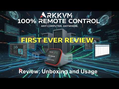 YouTube Exclusive: ArkKVM – BIOS control, PoE, Open Source & Browser-Based #arkkvm