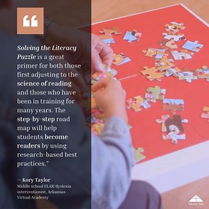 Feeling overwhelmed 😩 by the volume of research on #literacy? Solving the Literacy Puzzle consolidates decades of research so you can confidently 💪 implement evidence-based strategies in the classroom. 🌟 🧩 https://bit.ly/3Y5bvJF #ScienceOfReading #ClassroomInstruction #LiteracyMatters | Solution Tree