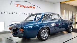 We took @cotswoldcarcollector's stunning white Alfaholics GTA-R and gave it a make-over with the magic of TopazSkin! We painted the whole car in Blu Medio, and the results are stunning. Better yet the whole process is reversible, should the owner ever wish to remove it. | Topaz Detailing