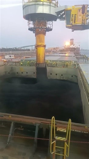 Coal Loading on Ship | Merchant Navy