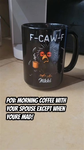 When you use your personalized coffee cups to speak for you😂😂