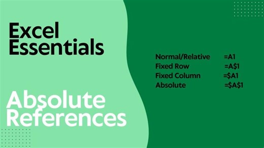 Absolute References - Excel Essentials S03E08 | Giovanni Gesugrande
