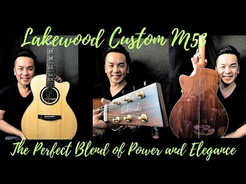 Lakewood M53 Custom: A Fingerstyle Dream with Cocobolo Warmth/ European Spruce Top
